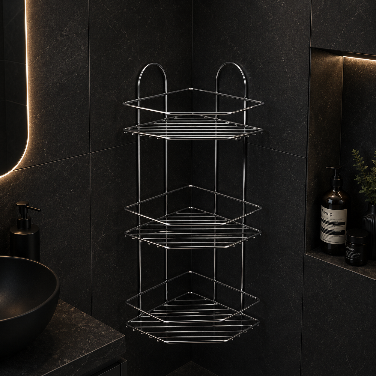 Defne 3 Kat Banyo Köşeliği